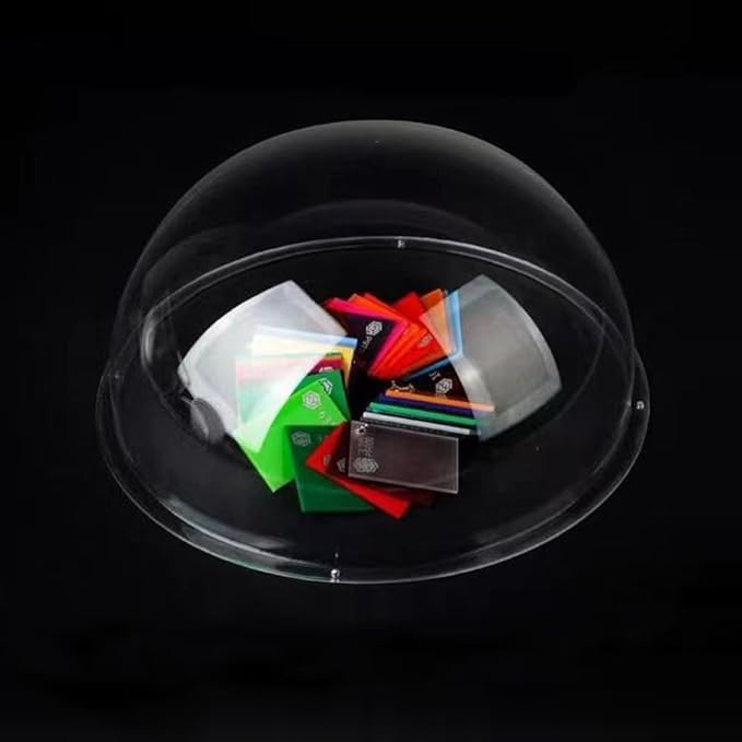 LOTOWELZON 4.7 Inch Acrylic Replacement Transparent Clear Camera Dome Cover Security Camera Housing Pet Dog Fence Window Skylight (ID120mm*H60mm/4.7 * 2.4in)