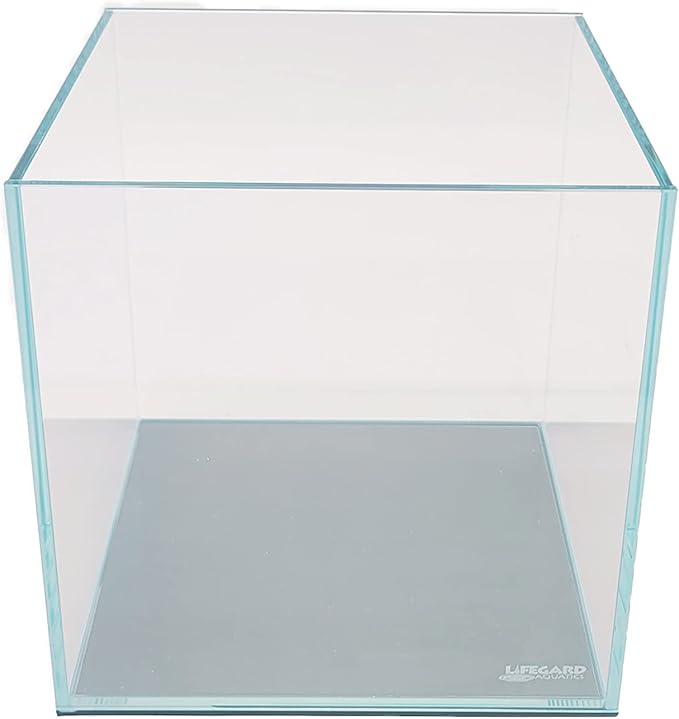 Lifegard 3 Gallon Nano Cube Low Iron Ultra Clear Glass Aquarium