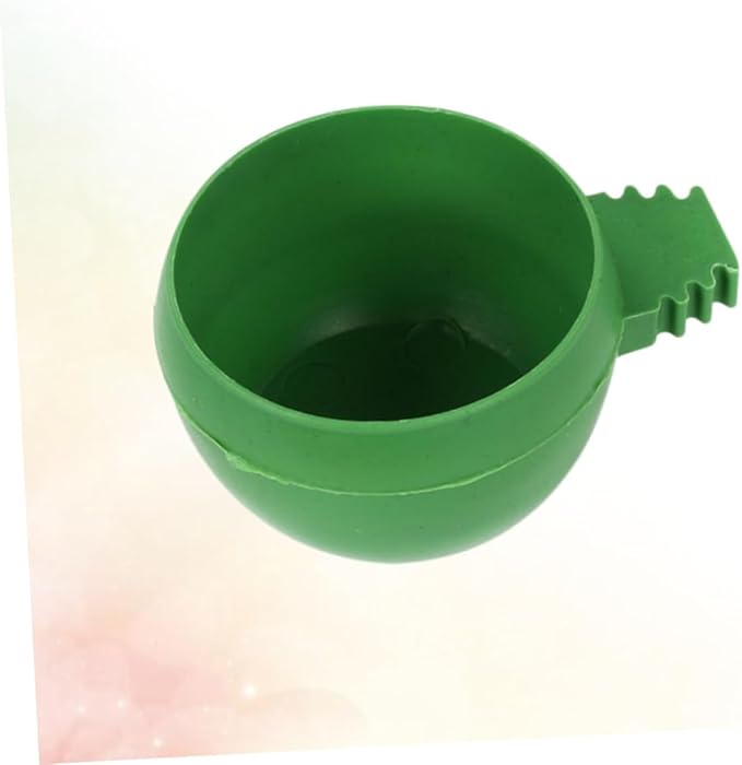 BESPORTBLE 20pcs Bird Feeder Watering Supplies Pigeon Supplies Round Food Tank Tray Pet Food Bowls Safe Material