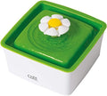 Catit 2.0 Mini Flower Drinking Fountain – Cat Water Fountain with Triple Filter and Ergonomic Drinking Options,Green