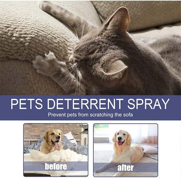 Purrshield Anti Cat Scratch Spray, Purrshield Cat Deterrent, Indoor and Outdoor Fast Acting Anti Scratch Pet Spray, for Pet Behavior Training & Afurniture Protecting. (3PCS)