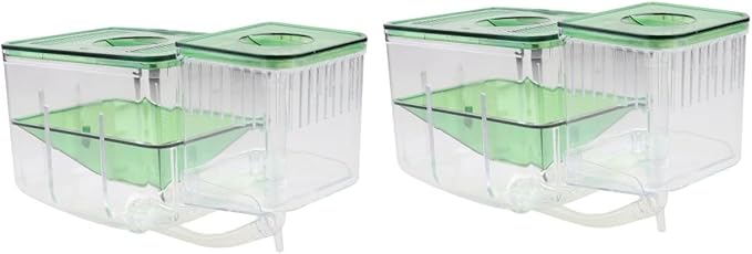 BESPORTBLE 2pcs Self-Guided Fish Breeding Tank Isolation Box Incubator for Hatching Fish Eggs Prevents Aquarium