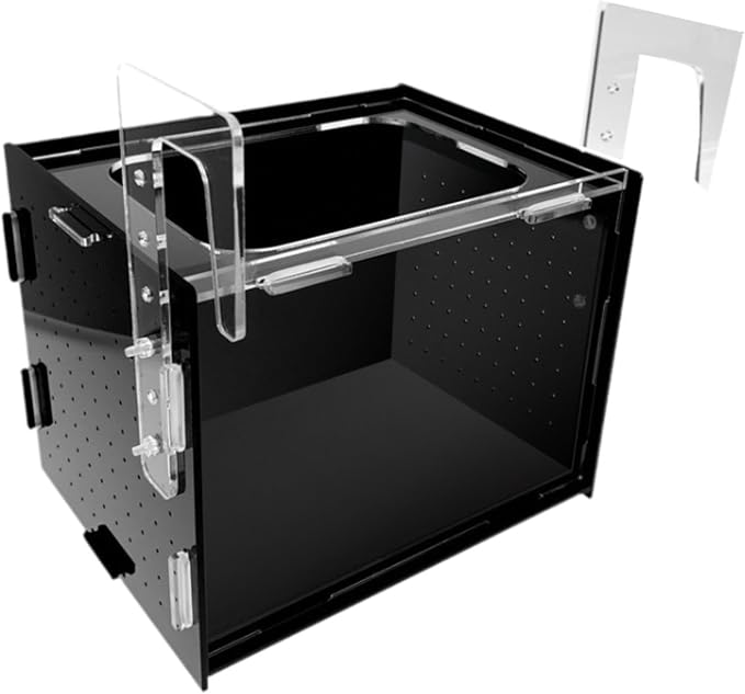 Fish Breeding Box Isolation Tank Clear Hanging Incubator Sturdy Separation Easy Installation for Clownfish Betta Shrimp- 10x10x10cm