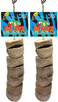 Bird Kabob Original - 2 Pack - an All-Natural, Holistic, Veterinarian Recommended, Earth Friendly, shreddable Hanging Bird Toy with Yucca Chunks