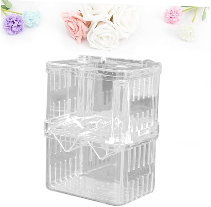 BESPORTBLE Fancy Guppies Live Fish Incubation Box Fish Breeding Tank for Hatchery Safe Easy to Clean