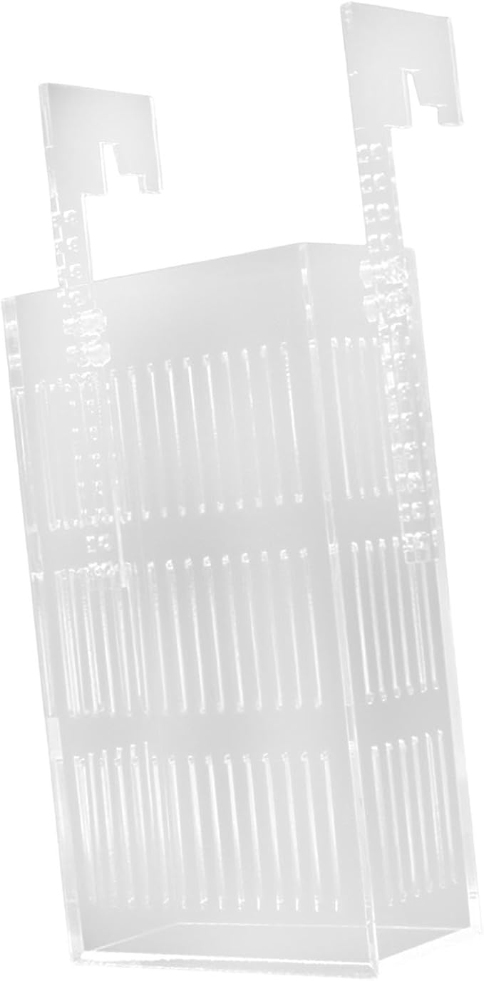 Fish Hatchery Adjustable Aquarium Breeding Box Multi Purpose Acrylic Tank Transparent Hanging Type Design Suitable for Fry Nursery, 18x10x5cm