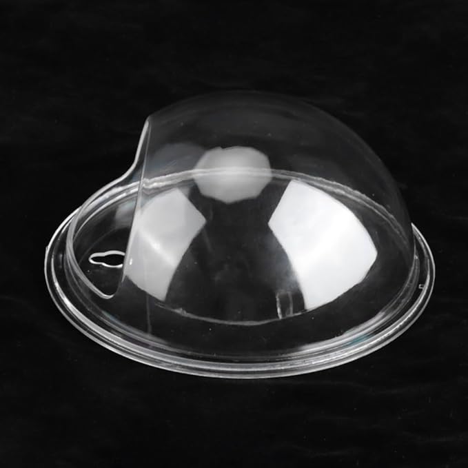 5.9 Inch Transparent Acrylic Wall Mounted Fish Bowl Space-Saving Leak-Proof Hanging Aquarium for Small Fish Plants Home Office Decoration