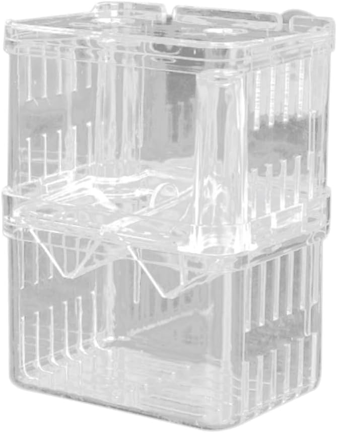 Didiseaon 3pcs Fish Fry Isolation Incubator Box Breeding Tank for Safe Fish Fry Easy to Clean and Convenient Use Aquariums
