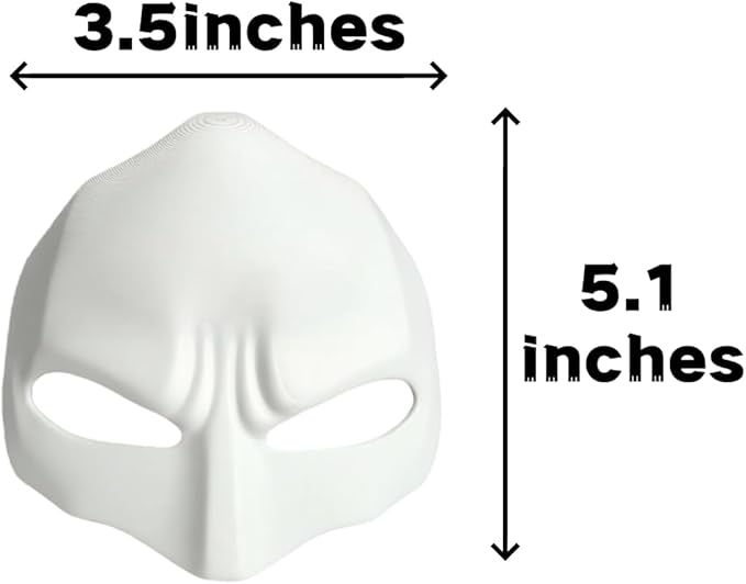Cat Bat Costume Set, Halloween Cosplay Props with Muscular Arm Suit and Mask, Fun Animal Dress Up Accessories (White)
