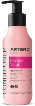 Artero Protein Vital Conditioner for Dogs and Cats – Deep Hydration and Coat Repair with Silk Proteins – Professional Grooming Conditioner, 3.3 oz