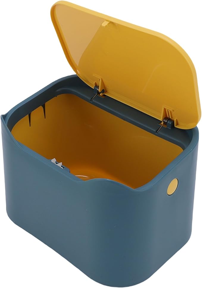 Ejoyous Cat Litter Trash Can Press Seal Lid Airtight Odor Control Cat Poop Garbage Bin Small Pet Waste Container with Thickened PP Safe Design for Home Litter Box