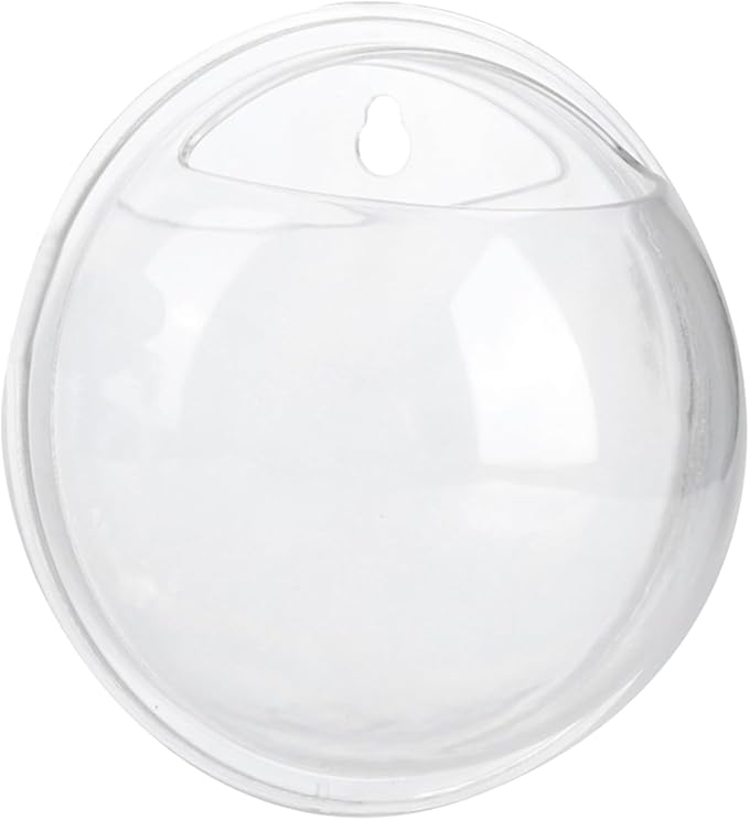 Wall Mount Fish Bowl Acrylic Transparent Hanging Fish Vase Aquarium Plant Pot Bubble Aquarium Home Decoration