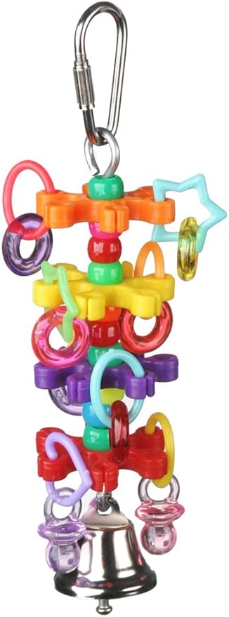 Super Bird Creations SB660 Cascade Mini Bird Toy, Small Bird Size, 6" x 2"