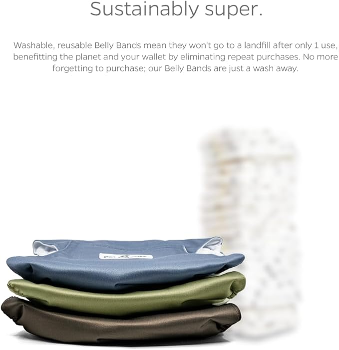 Pet Parents® Washable Belly Bands for Male Dogs (3pack) + Extendrs® of Durable Dog Diapers Male, Premium Male Dog Diapers & Dog Wraps (X-Large, Koda)