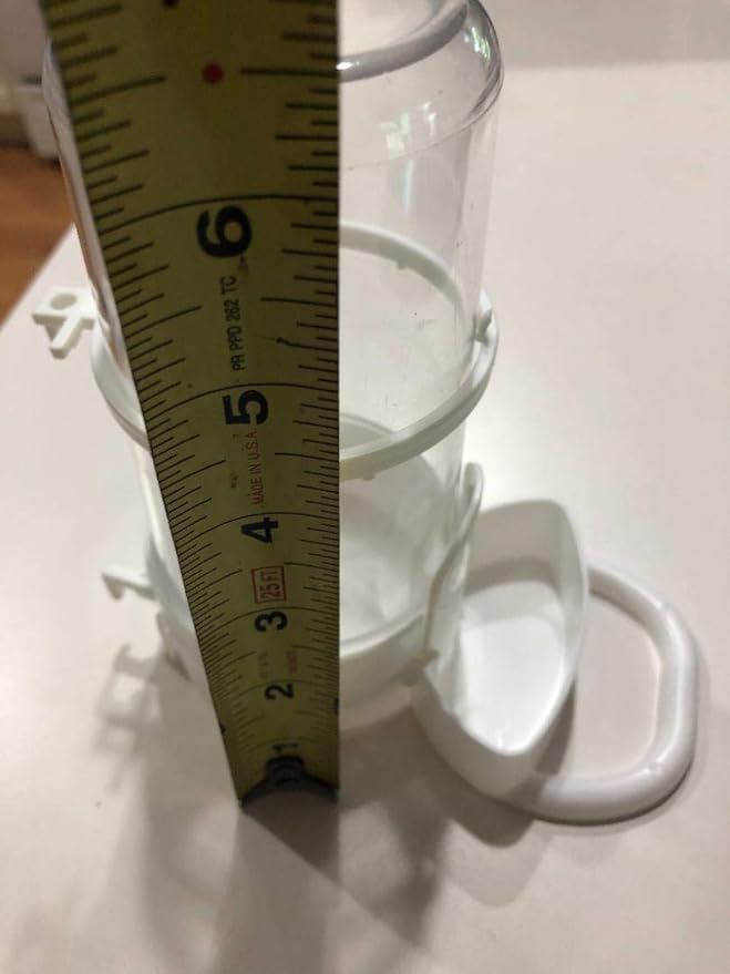 Pet Bird Hamster Automatic Hanging Feeder Water Food Silo Dispenser Feeder Parrot Parakeet Budgie Cockatiel
