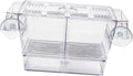 Happyyami Aquarium Incubation Box Fish Fry Breeding Tank Isolation Box Suction Cup for Freshwater Fish