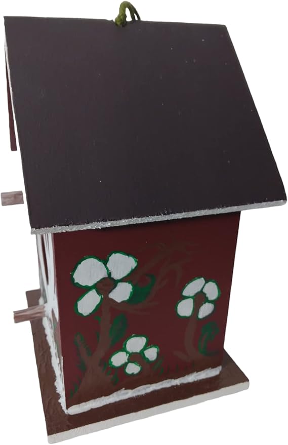 unique blue bird house outdoor