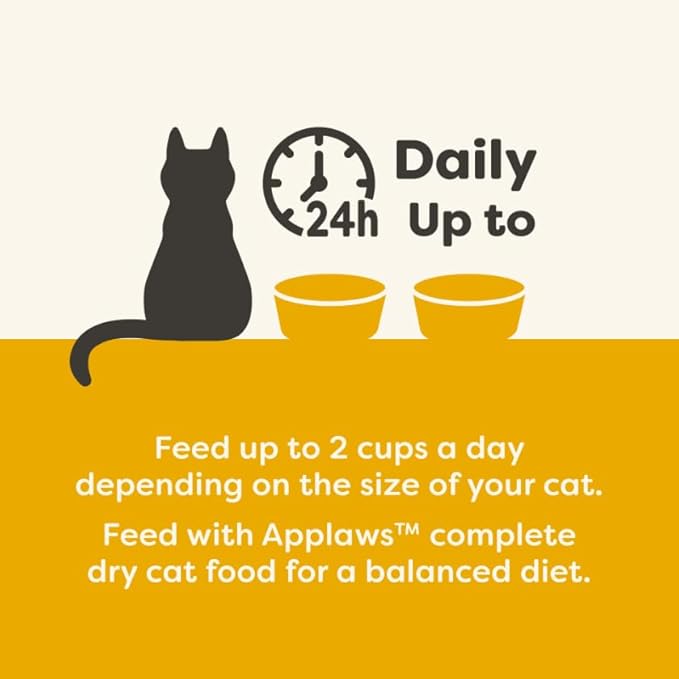 Applaws Natural Wet Cat Food in Broth, Limited and Natural Ingredients, High Protein with No Artificial Additives, Chicken Breast & Salmon in Broth (10 x 2.12 oz Easy-Open Cups)