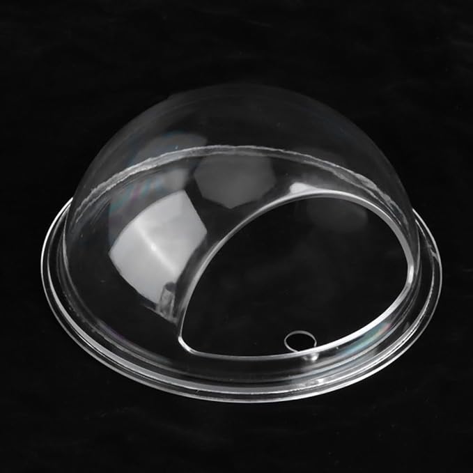 5.9 Inch Transparent Acrylic Wall Mounted Fish Bowl Space-Saving Leak-Proof Hanging Aquarium for Small Fish Plants Home Office Decoration