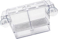 2-Layer Aquarium Fish Breeding Box 22x9.5x10cm Fry Incubation Container Fish Isolation Tank for Guppy and Betta Fry Hatchery