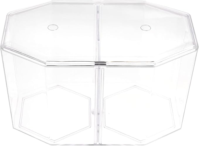 ARTIBETTER Transparent Fish Isolation Tank Two Compartments High- Breeding Box for Betta and Small Fish Aquarium Incubator for Spawning and