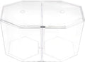 ARTIBETTER Transparent Fish Isolation Tank Two Compartments High- Breeding Box for Betta and Small Fish Aquarium Incubator for Spawning and