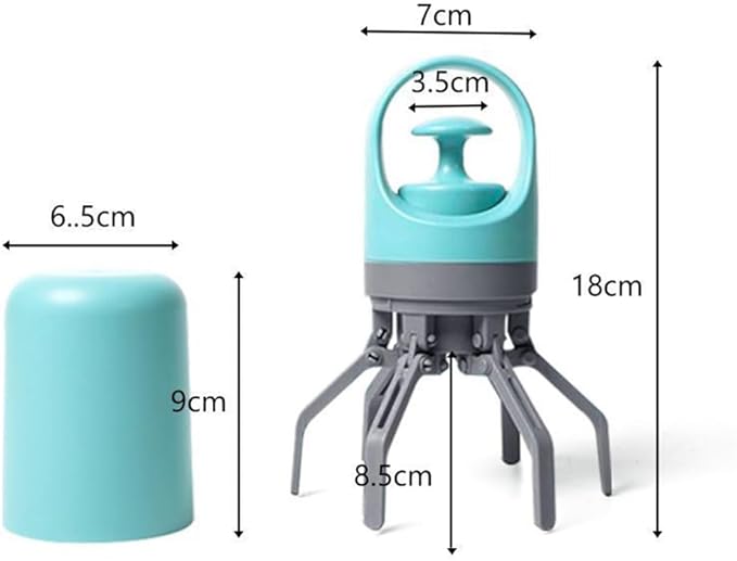 Portable Pet Pooper Scooper,Portable Pooper Scooper for Dogs,Portable Poop Scooper with Bags,Pooper Scoopers with Bag Attachment,with 15/60/120 PCS Bag Attachment. (120, Bags)