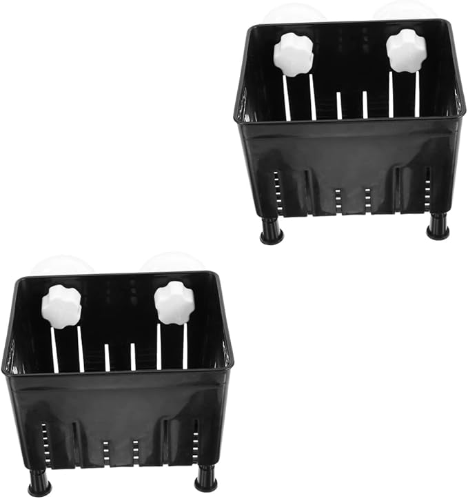 Housoutil 2sets Fish Isolation Box for Tortoises and Fry Multi-Function Aquarium Breeding Box Cups for Newborns and Small Fish Tanks