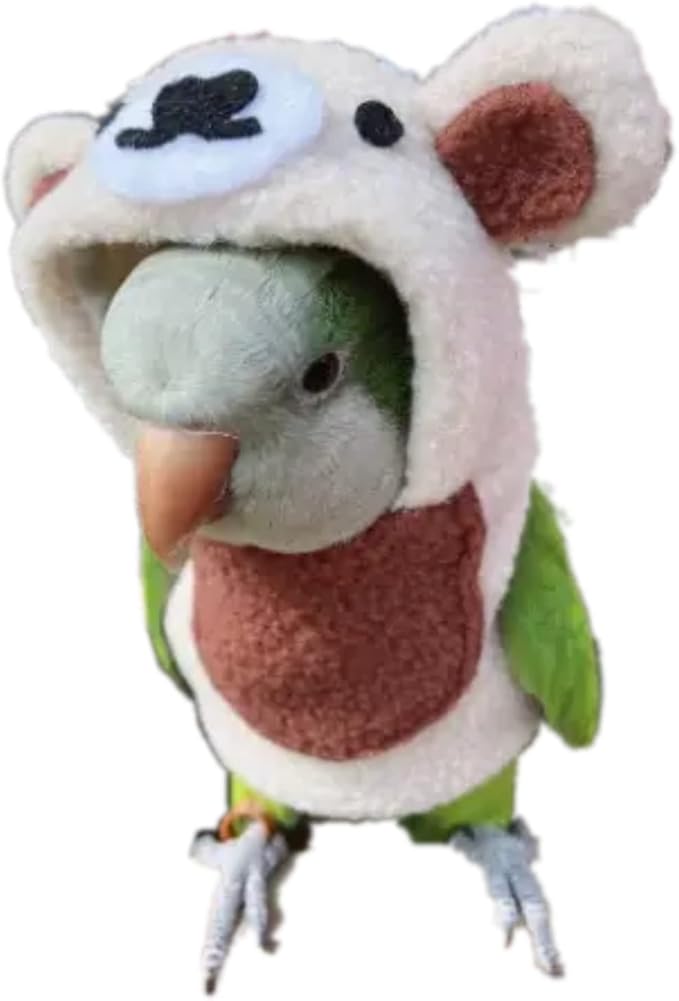 Bird Costume Bird Diaper Flight Suit Bird Bear Shape Bird Clothes Cosplay Photo Prop for Parrots Lovebird Parakeet Cockatiel Small Animals Apparel (Without Diaper,Senegal)