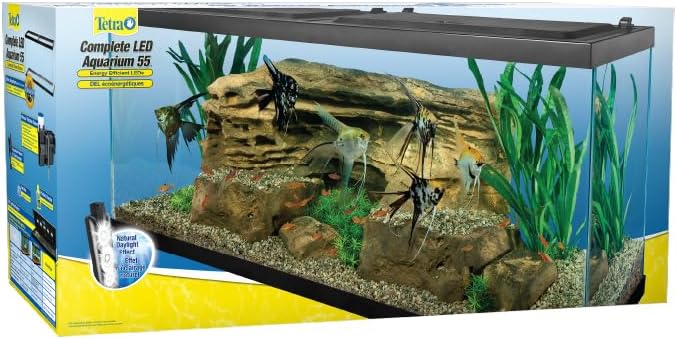 Tetra Complete LED Aquarium 55 Gallons, Includes LED Lighting, Filtration, Heater and Accessories