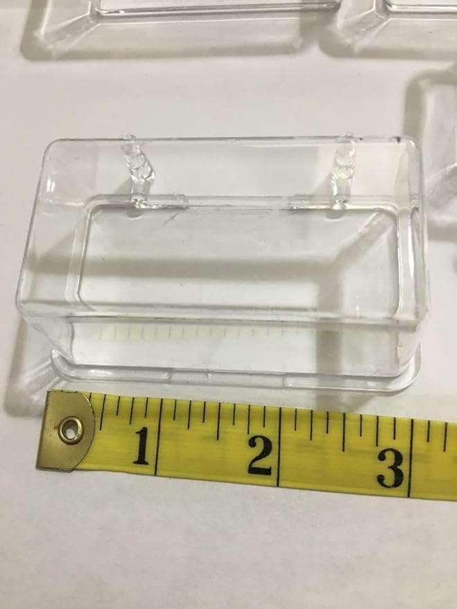 Bird Food Feeder Cup, Clear Acrylic, 3 oz Capacity, Cage Mountable,Set of 4 feeders, Size 3"x 1.5"
