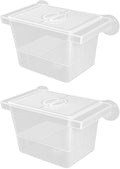 Multiuse Fish Isolation Container Breeding Incubator with Suction Cup 2 Dividers for Aggressive Newborns 2PCS Breeding Tanks