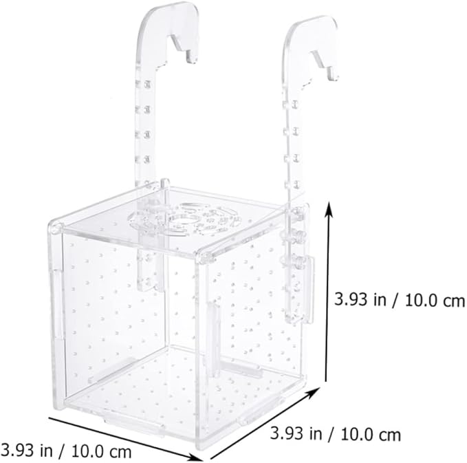 2pcs Transparent Fish Tank Breeding Isolation for Protecting Fish and Ensuring Water Aquariums