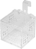 Fish Breeding Incubator, Fish Tank Hook Sucker Design Stable Fish Incubator Box for Breeding for Isolation(10CM*10CM*10CM)
