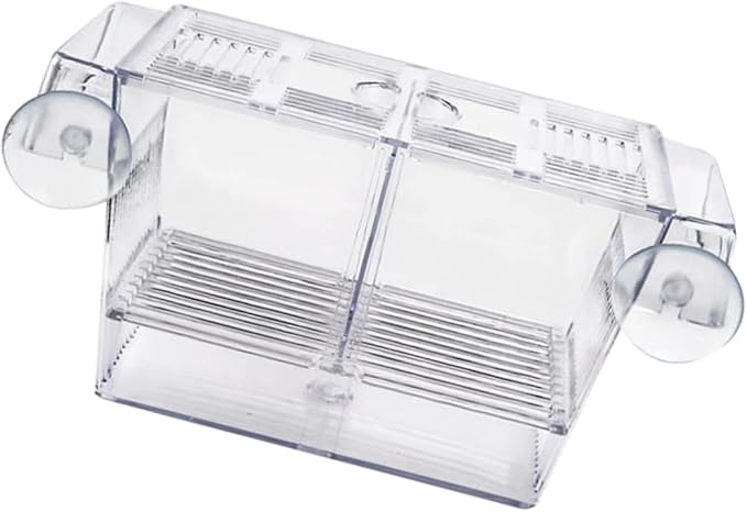 BESPORTBLE Floating Fish Incubation Box Observation Fry Breeding Tank Suction Cup for Aquarium