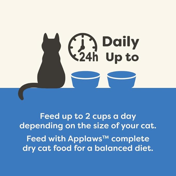 Applaws Natural Wet Cat Food in Broth, Limited and Natural Ingredients, High Protein with No Artificial Additives, Tuna Fillet in Broth (10 x 2.12 oz Easy-Open Cups)