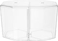 Mipcase Acrylic Betta Fish Tank Isolation Box 8-Inch Divided Breeding Tank for Betta Fish with Transparent Design Small Aquarium for Spawning and Incubation