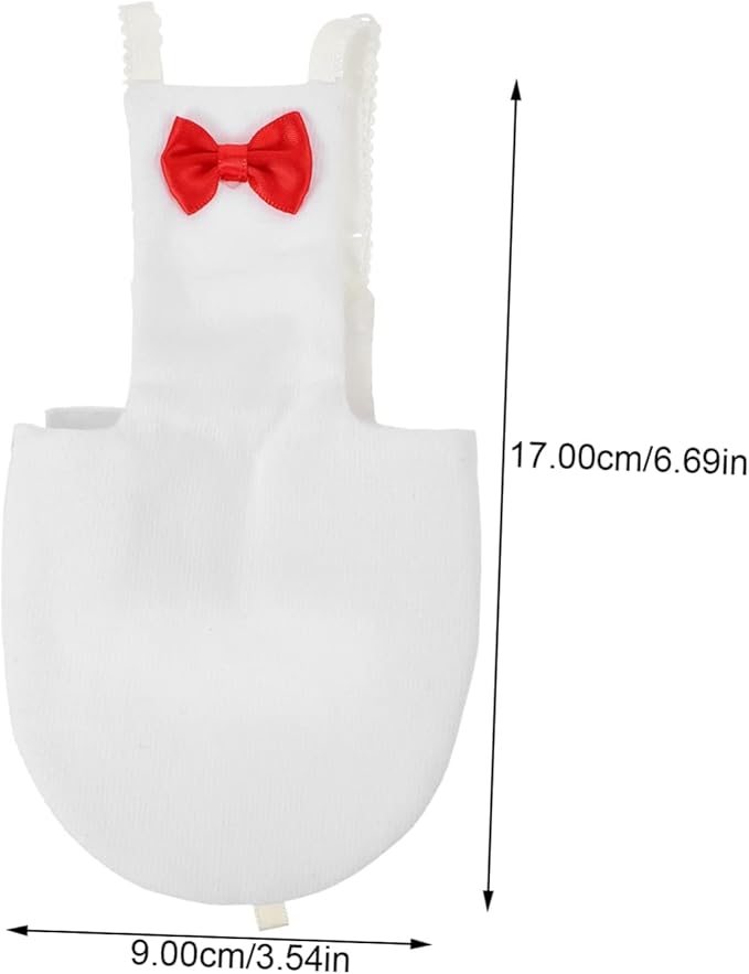 Yardwe Bird Diaper for Parrots and Parakeets Breathable Liner Bow Design for Outdoor