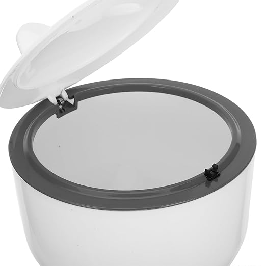 1set Odor-Sealing Cat Litter Trash Can One-Button Disposal Large Capacity Waste Container for Pet Litter Storage Stylish Design
