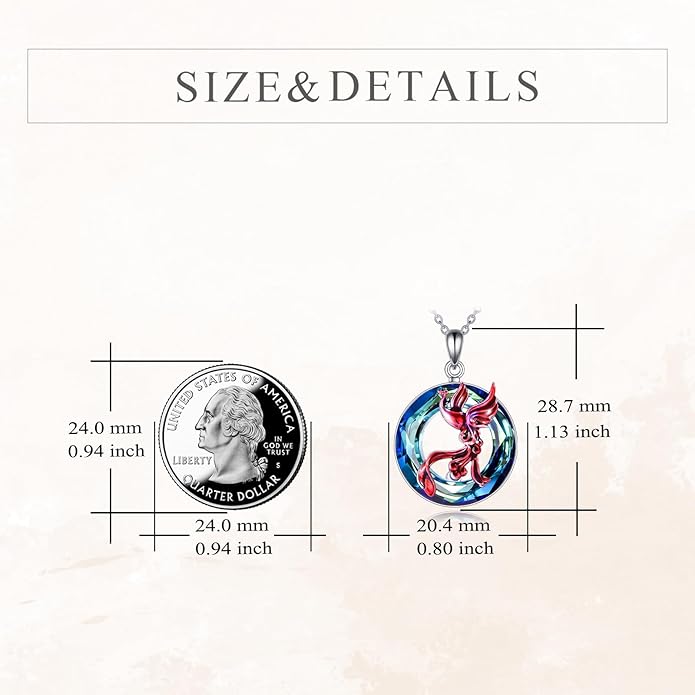 KZX Cat/Dog/Phoenix/Eagle/Whale/Shark/Puffin/Starfish/Chicken/Butterfly/Owl/Bee/Frog/Seahorse Necklace Sterling Silver Animal Pendant Jewelry Gift for Women