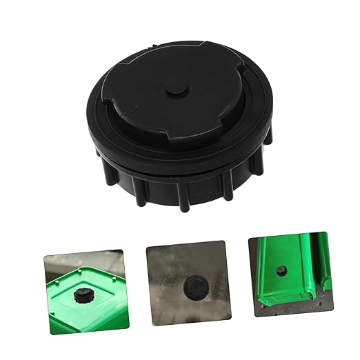 Outdoor Trash Can Drain Plug Leakproof Litter Trash Can Stopper Inserts for Waste Management