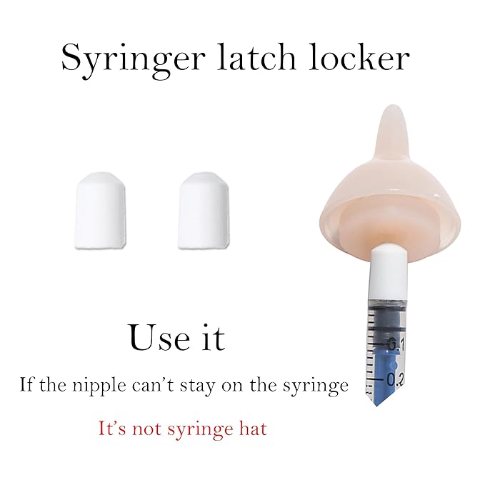 Feeding Nipple and Syringes,Puppy Kitten Nipple for Nursing, Newborn Baby Dog Cat Rabbit Feeding Nipple with Nipples Feeder Kit