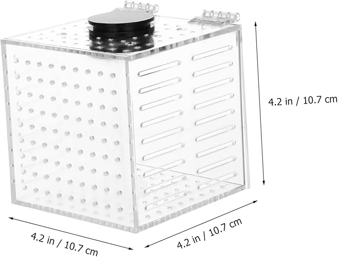 UPKOCH 1pc Fish Isolation Box Magnet Transparent Breeding Container for Aquarium for Fish and Shrimp Separation Tank Accessory
