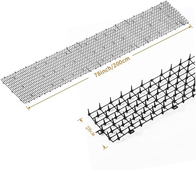 2m x 28cm Cat Scat Mat with Spikes Cat Dog Animal Spikes Repellent Deterrent Mat Anti Indoor Outdoor for Garden Fence
