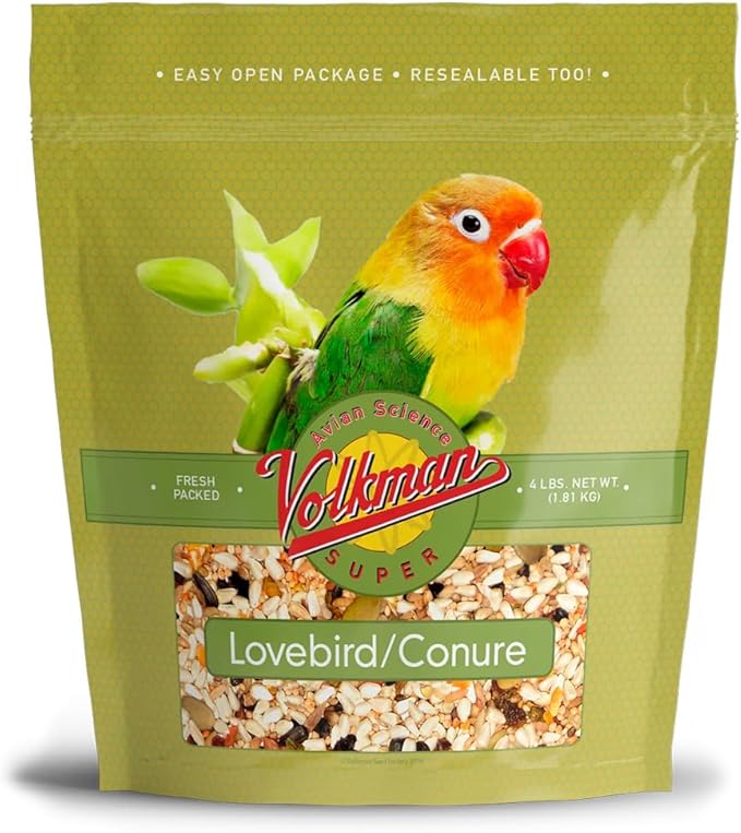 Volkman Avian Science Lovebird & Conure Bird Seed 4 Lb