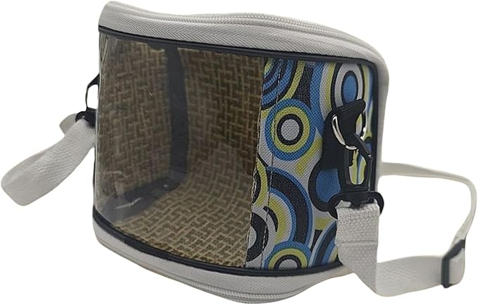 Lovebirds Outdoor Bird Carrier, Breathable Cockatiel Travel Bag, Pet Transport Pouch, Soft Mesh Extra Comfort, Stylish Portable Carrier Design, Perfect Bird Carriers for Macaw Budgies Vet Visit