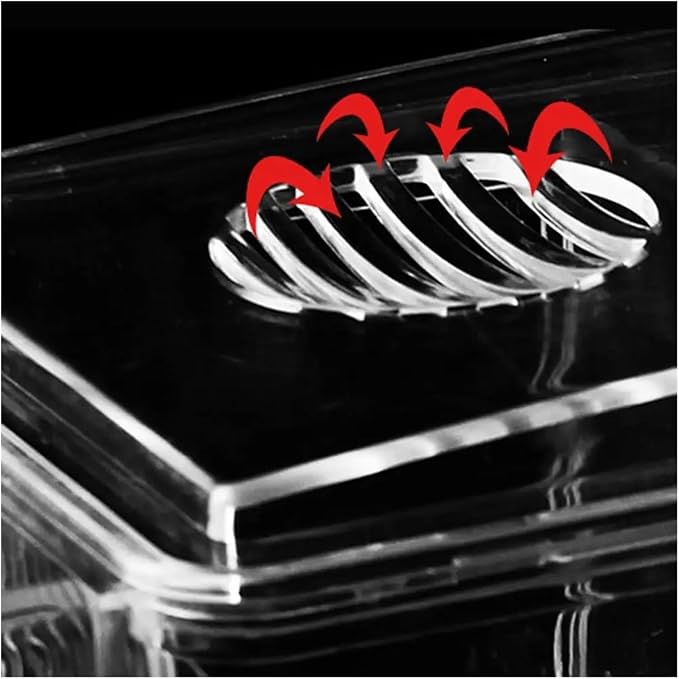 Self-Floating Aquarium Breeding Incubator Isolation Box – Double Layer 4 Rooms Transparent Acrylic Fish Hatchery Box for Fish Tank(1 Room)