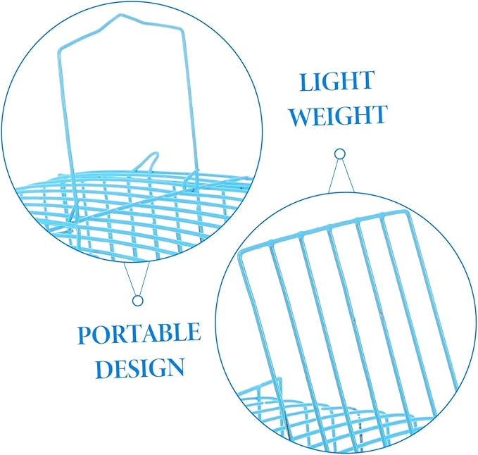 Portable Parrot Travel Cage Standing Perch Wear-Resistant Steel Wire Carrier for Small Birds Convenient Bird Carrier for Travel