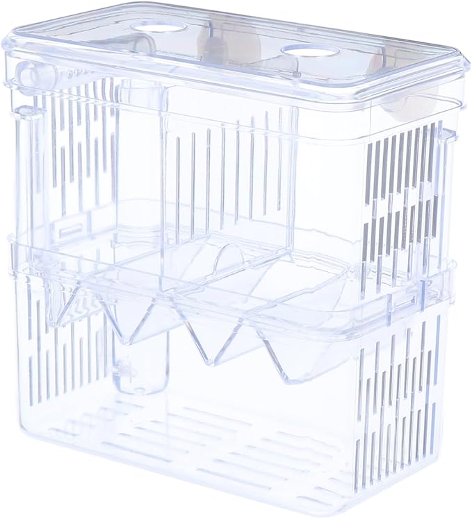 SUPVOX Breeding Tank Isolation Box for Fish Aquarium Incubator Cup Design to Improve Survival Rates for Fish Hatching and Breeding