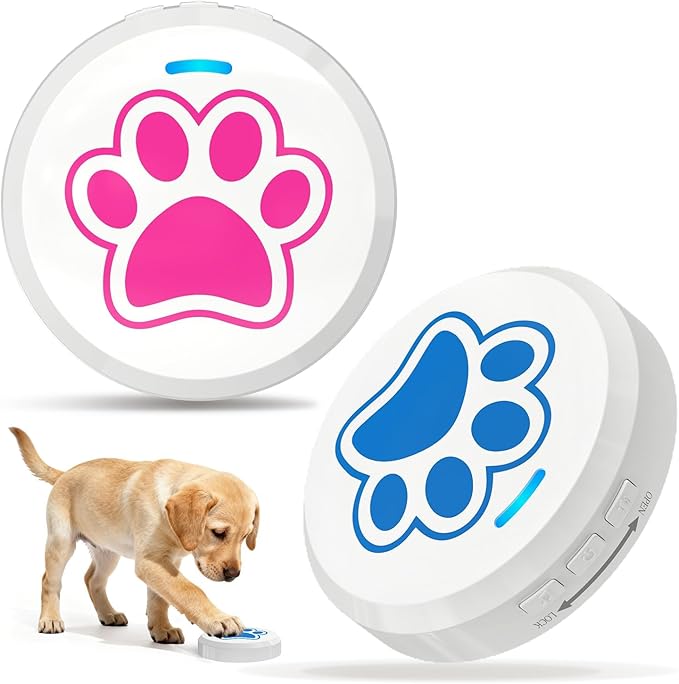 ChunHee Dog Training Bells for Door to Go Outside – Puppy Potty Training Bell, Chew-Resistant Design, 36 Ringtones, 0-115dB Adjustable Volume, Easy Way to Train Dogs to Signal Outside